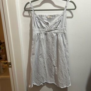 Blue and White Striped John Galt Brandy Melville Dress